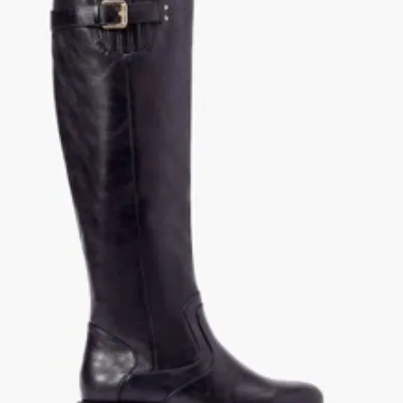 JustFab Morgane Tall Knee High Women's Boot Black Size 7 - Picture 2 of 6